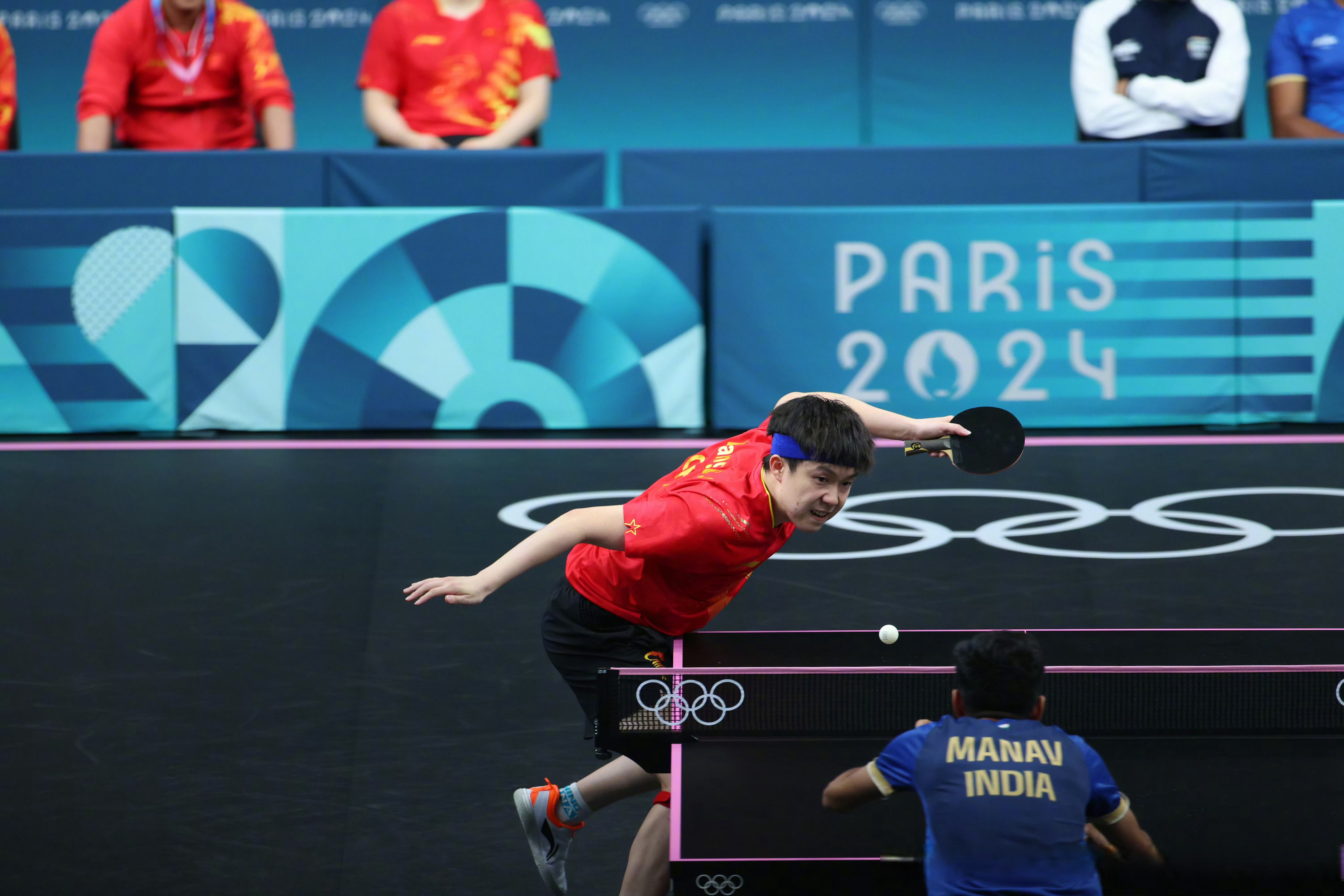 法国队横扫中国队，马龙关键制胜